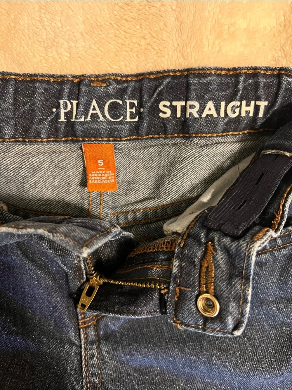 Boy Size 5 Straight-Leg Jeans